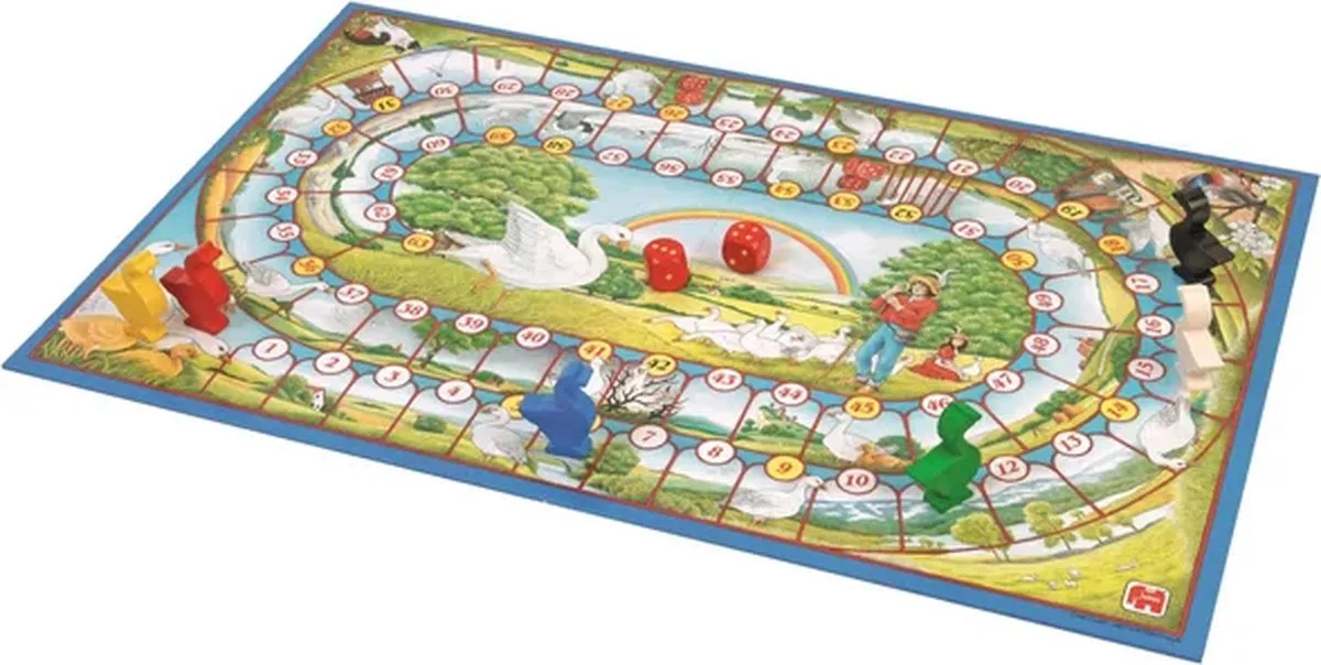 Jumbo Ganzenbord Bordspel NL/FR - 6 Spelers - afbeelding 6 van 6
