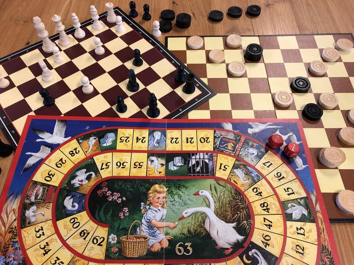 Jumbo Ganzenbord Bordspel NL/FR - 6 Spelers