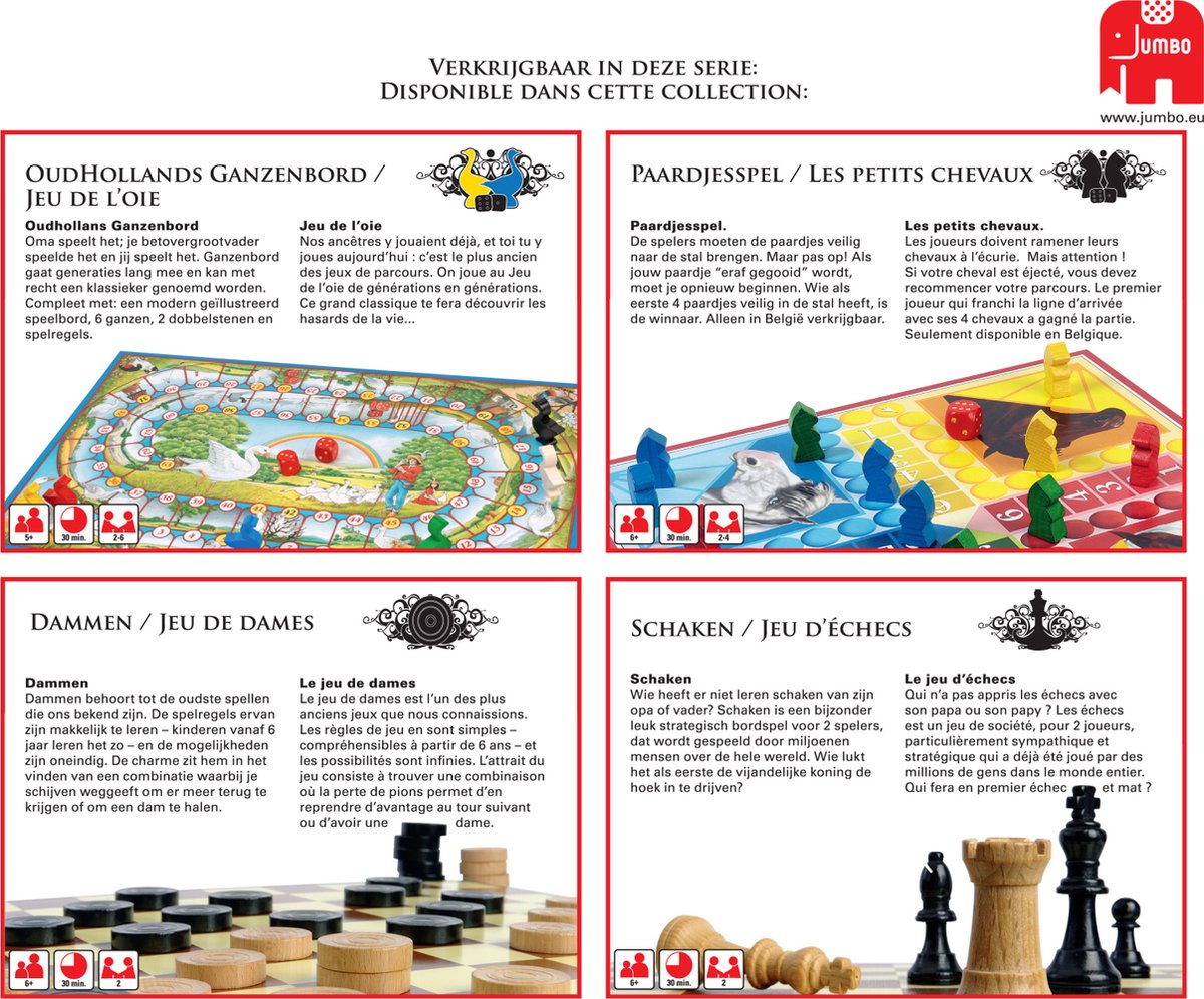 Jumbo Ganzenbord NL/FR - Bordspel