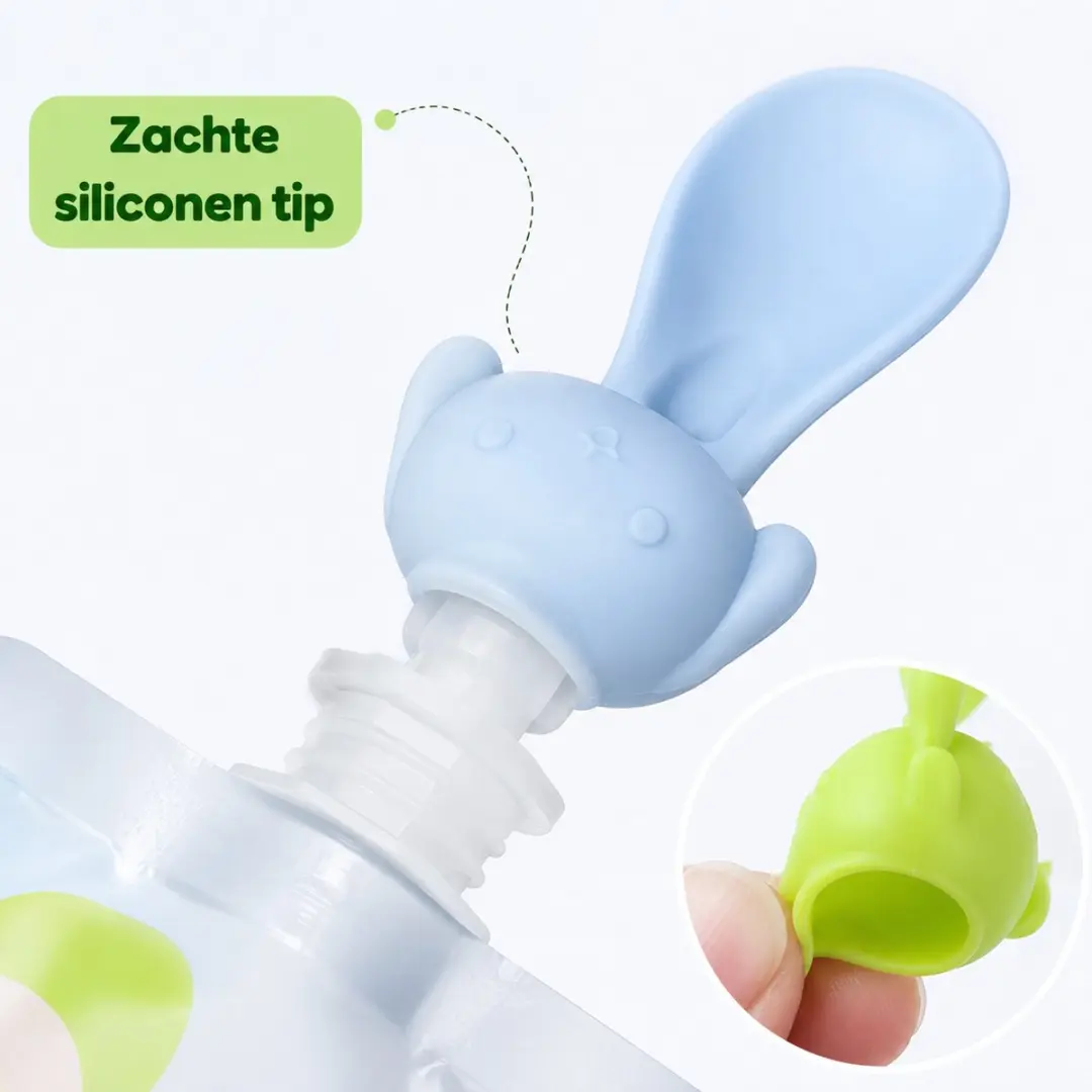 ECTEATOY Babyvoedingsset 3-delig - Siliconen - 3 Stuks