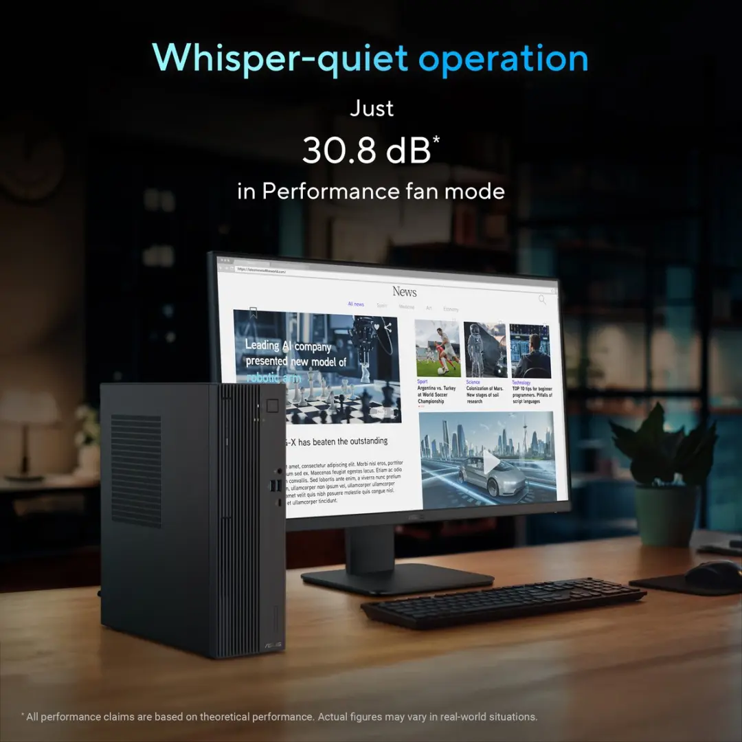 ASUS ExpertCenter P500SV-07240H029X Mini PC - 10 Cores 512GB SSD - afbeelding 3 van 6