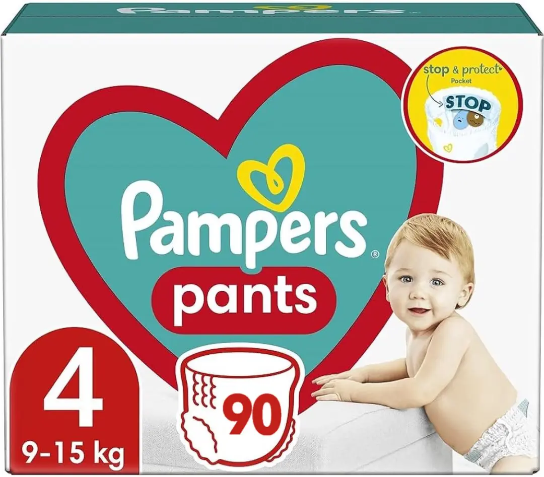 Pampers Luierbroekjes Maat 4 - 90 Stuks