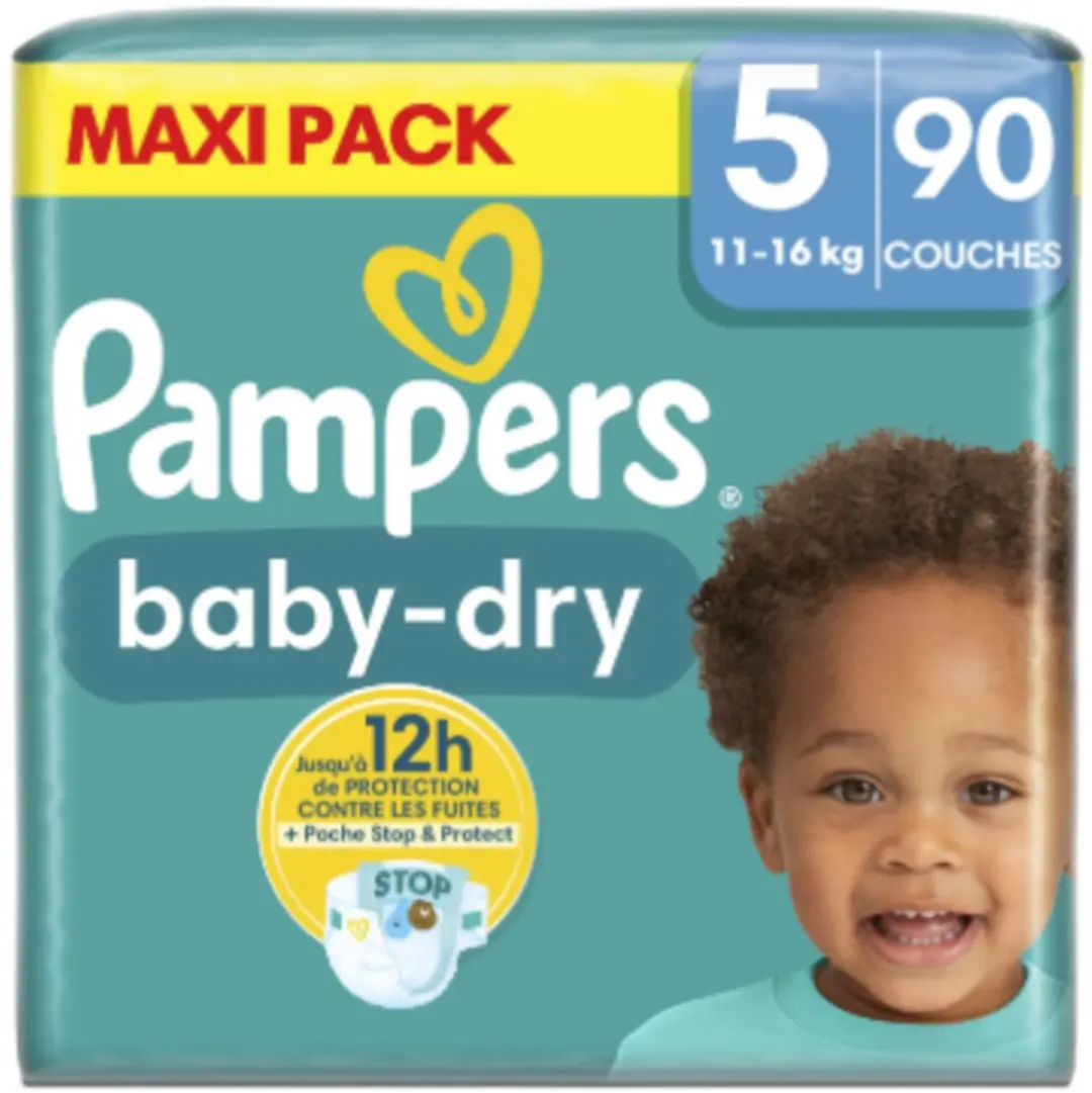 Pampers Baby-Dry Luiers Maat 5