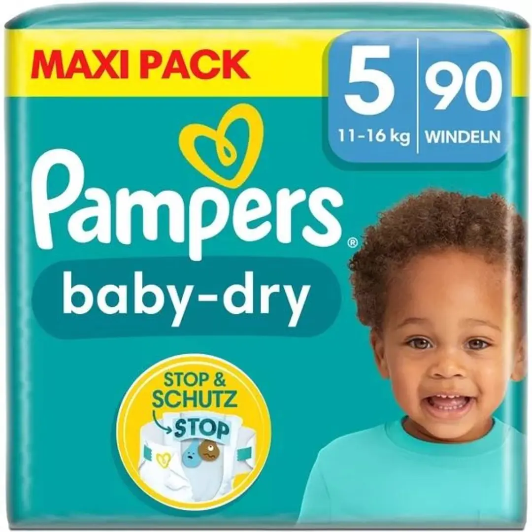 Pampers Baby-Dry Luiers Maat 5 - 90 Stuks