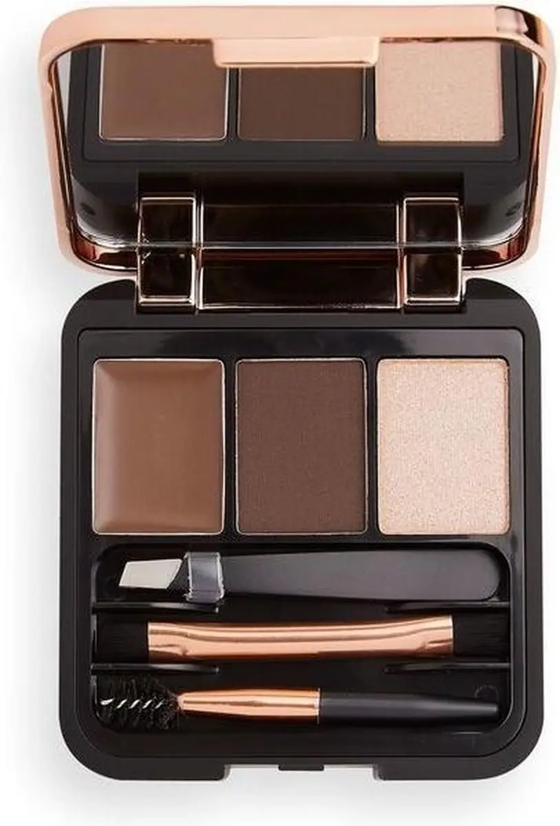 Makeup Revolution Brow Sculpt Kit Dark Brown 3ml