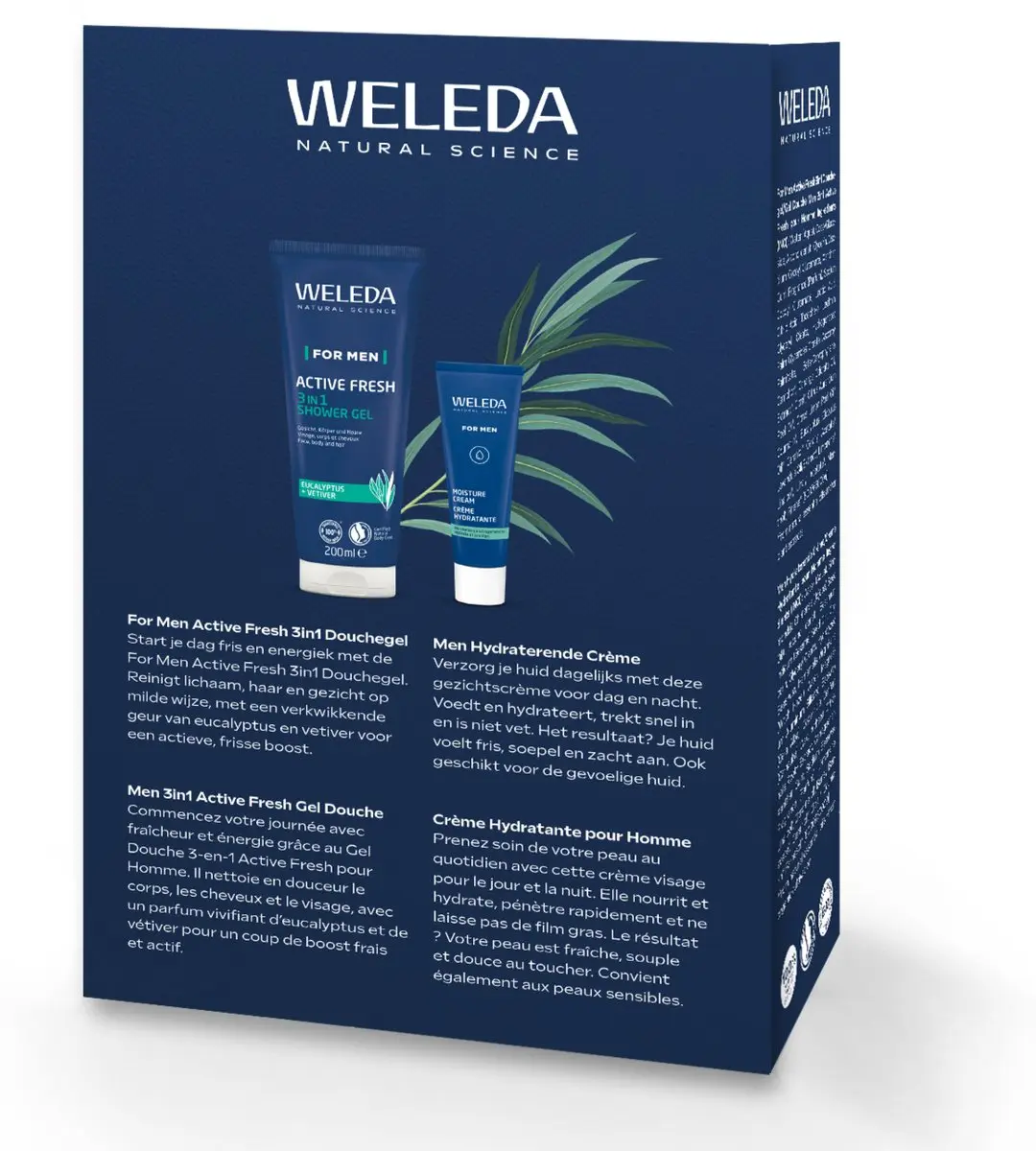 Weleda Men Fresh Morning Giftset - Hydraterende Crème & Douchegel 230ml