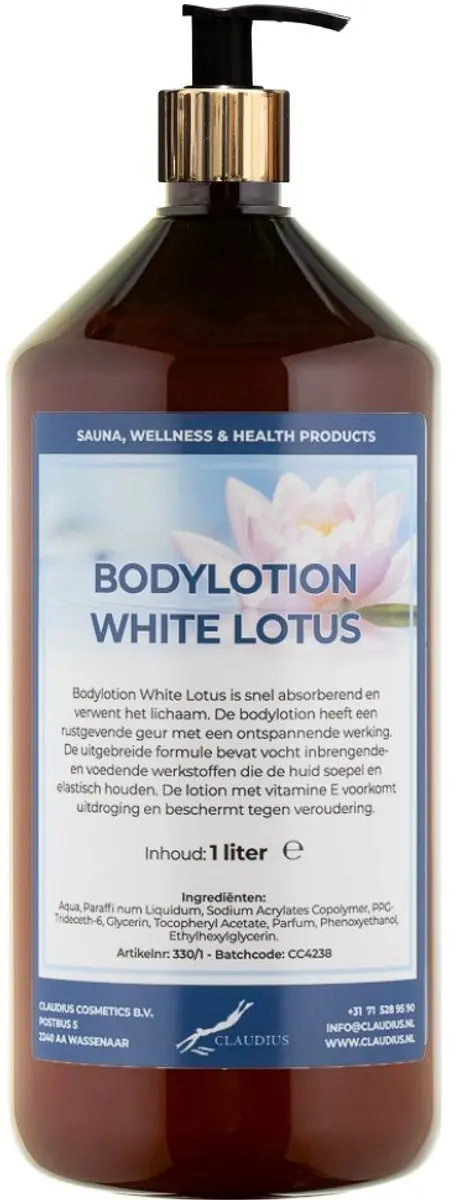 Splashbox Cosmetics White Lotus Bodylotion 1L