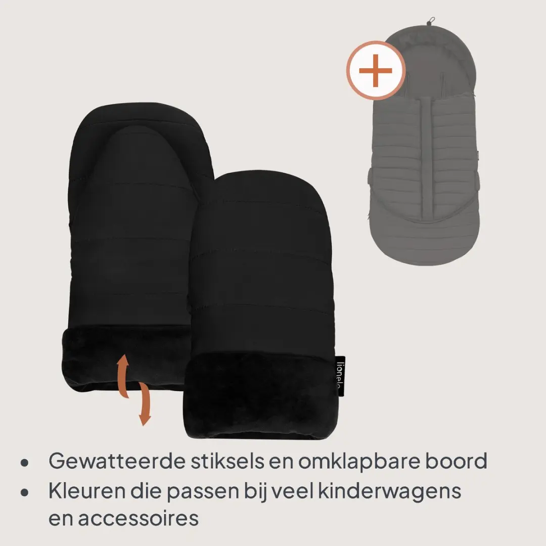 Lionelo Oli Winterhandschoenen - Magnetisch - Zwart - Universele maat