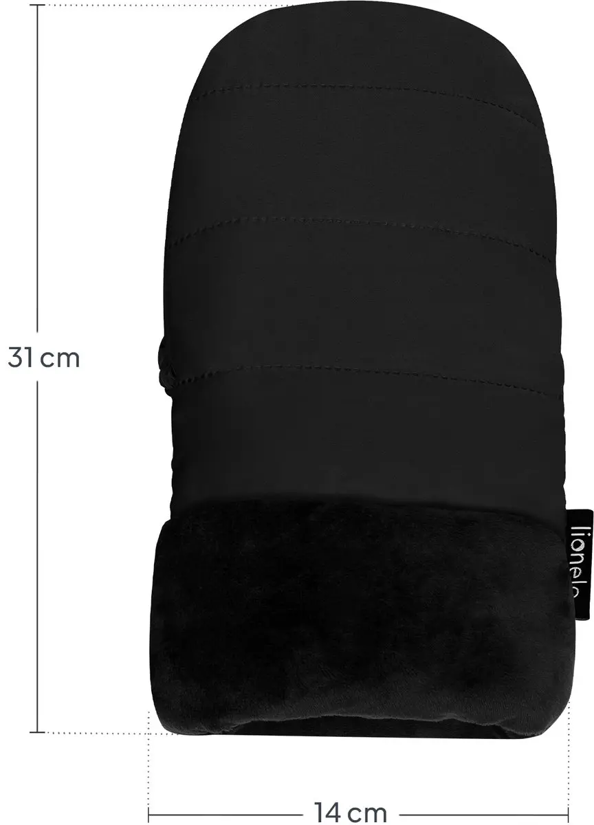 Lionelo Oli Winterhandschoenen - Magnetisch - Zwart - Universele maat - afbeelding 6 van 6