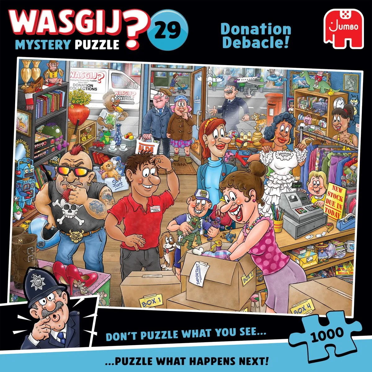 Wasgij Mystery 29 Donatiedebacle! Legpuzzel - 1000 Stuks - Multicolor