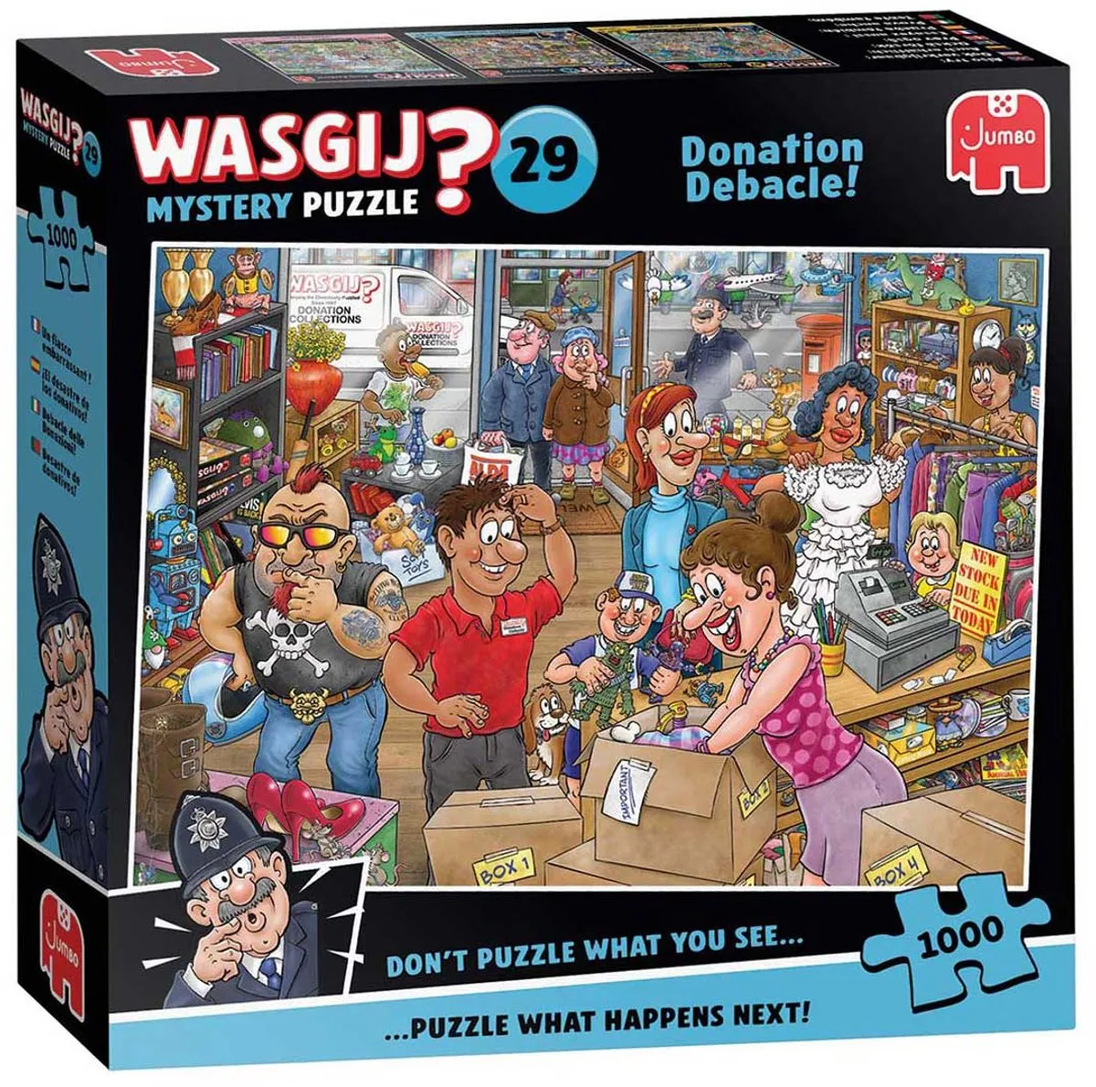Wasgij Mystery 29 Donatiedebacle! Legpuzzel - 1000 Stuks - Multicolor