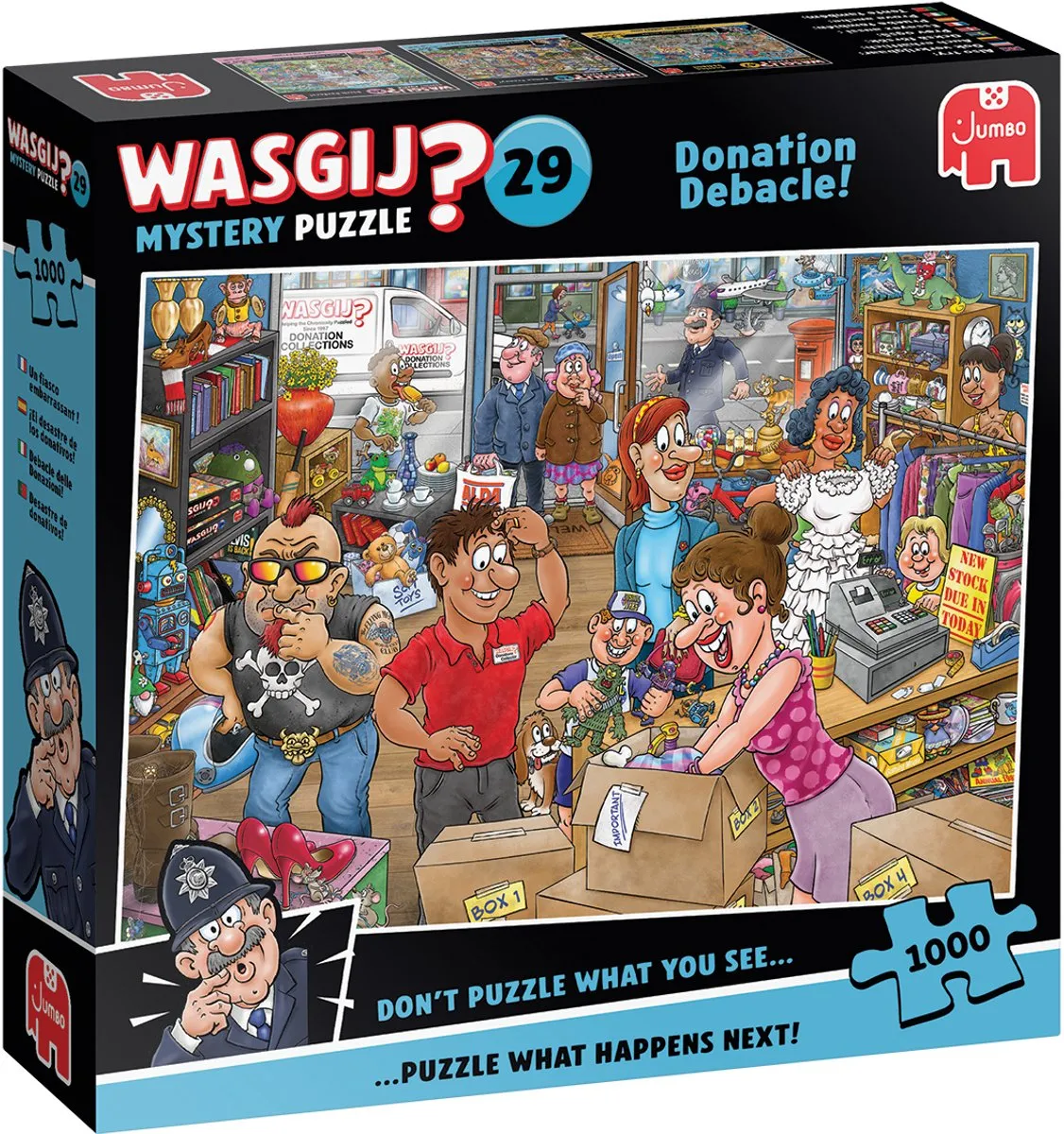 Wasgij Mystery 29 Donatiedebacle! Legpuzzel - 1000 Stuks - Multicolor