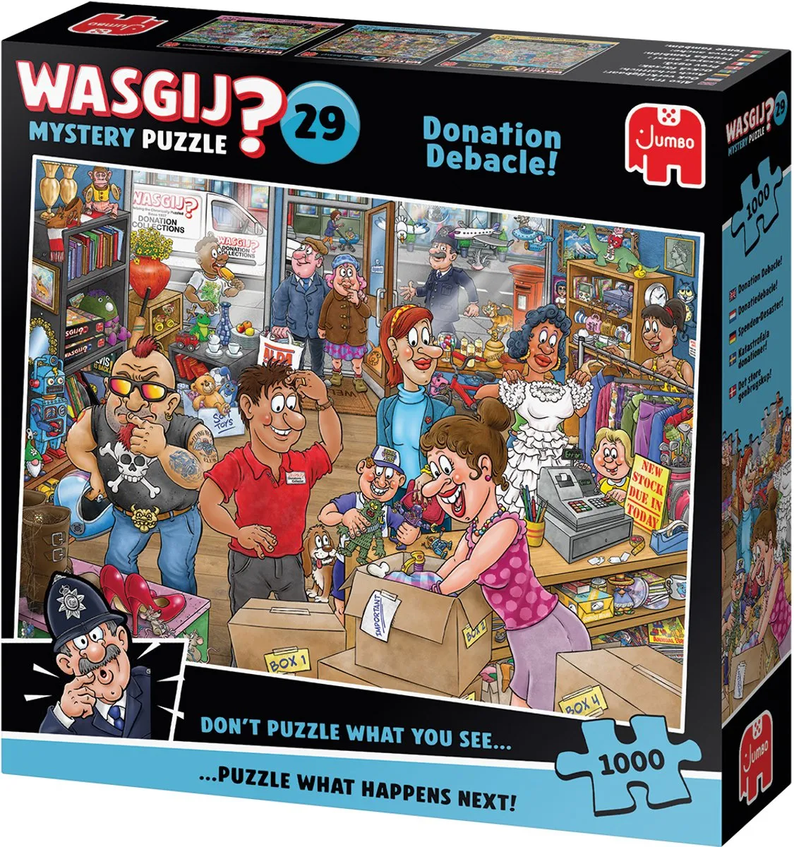 Wasgij Mystery 29 Donatiedebacle! Legpuzzel - 1000 Stuks - Multicolor