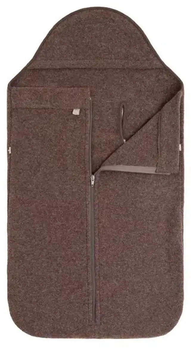 Baby's Only Merino Brushed Meadow Voetenzak Autostoel 0+ - Taupe