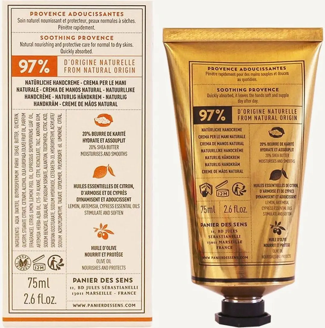 Panier des Sens Provence Citrus Handcrème 75ml - Vegan