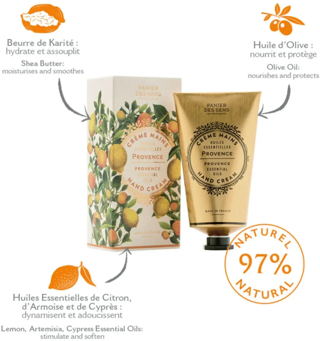 Panier des Sens Provence Citrus Handcrème 75ml - Vegan