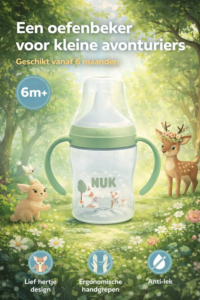 NUK Perfect Match Drinkbeker 150ml - Met handgrepen