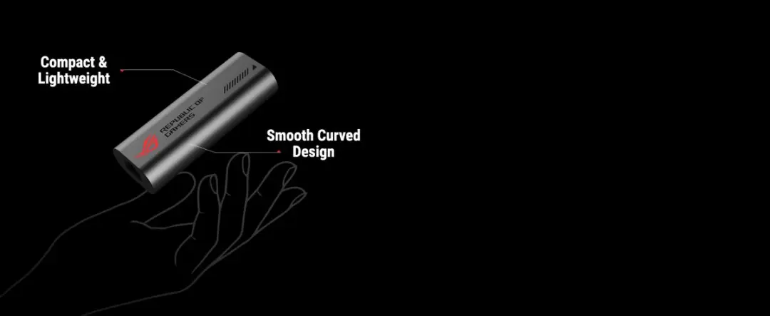 ASUS ROG USB-C10G 10Gb Ethernet Adapter - Zwart