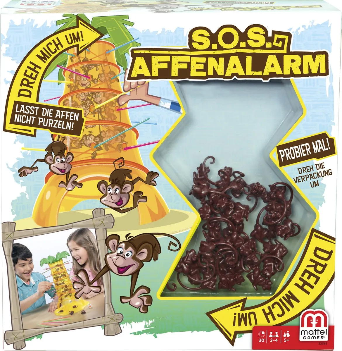 Mattel Games Vallende Aapjes Bordspel - 4 Spelers