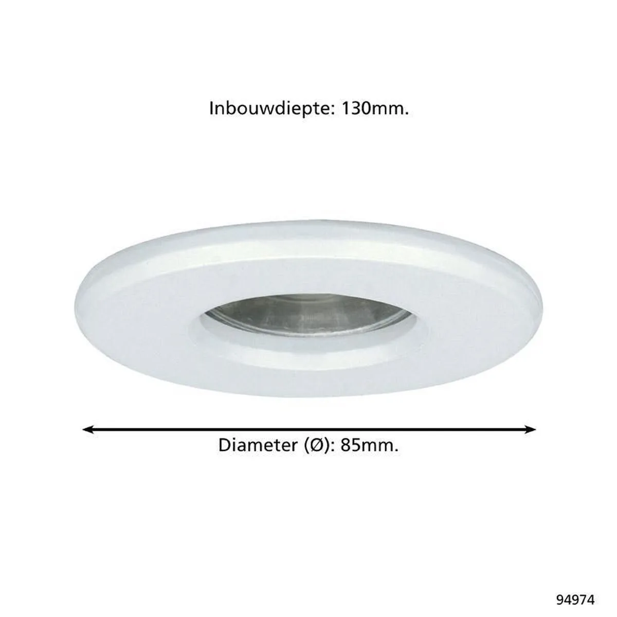 Eglo Batholino Igoa Spot 1 Licht - 85cm Wit - afbeelding 5 van 5