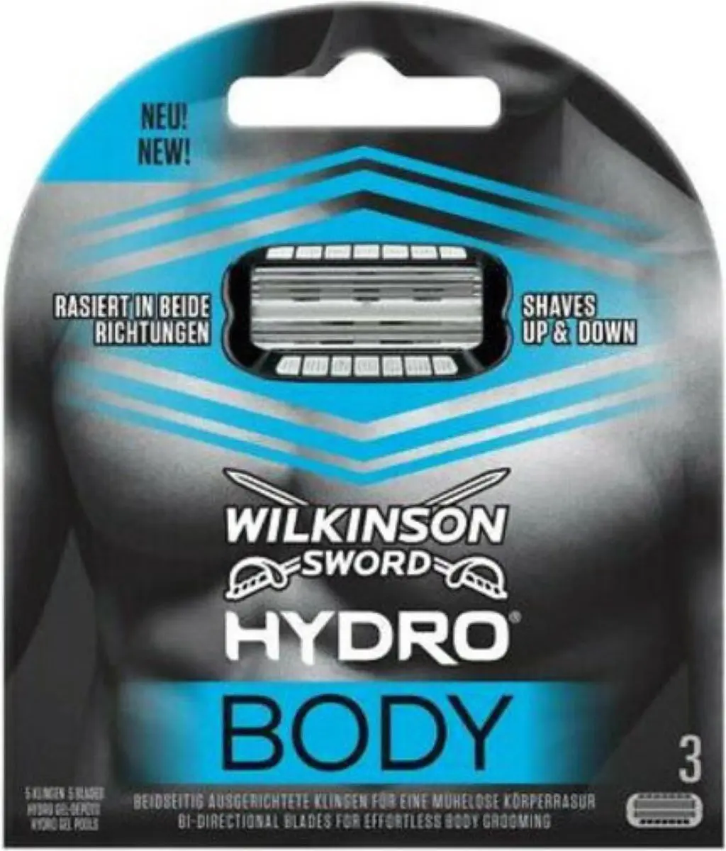 Wilkinson Sword Hydro Body Scheermesjes 5-delig - 3 Stuks - Zwart