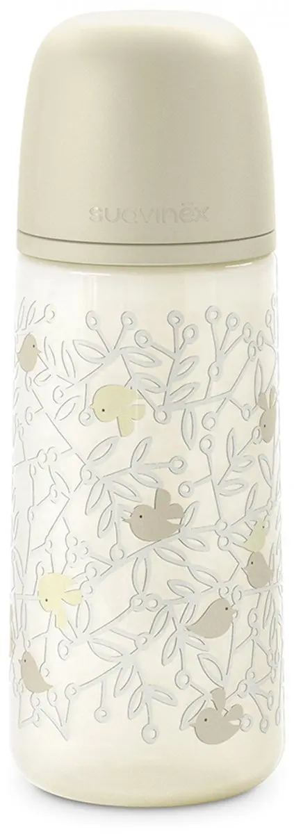 Suavinex Birdies Zuigfles 360ml - Symmetrische Speen - 6 Maanden+