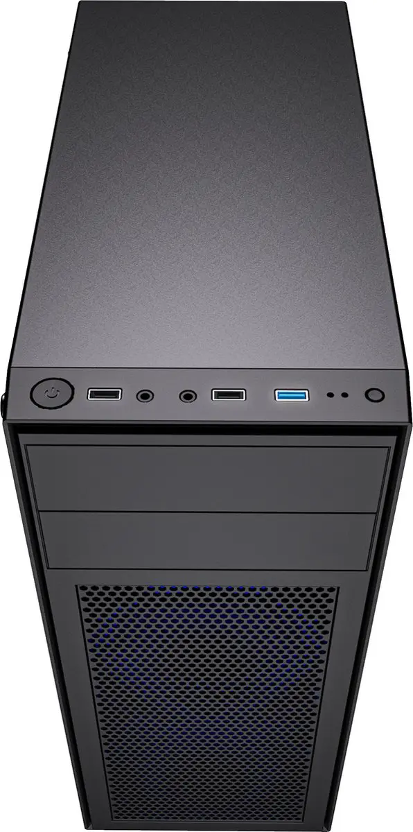 Gembird Fornax M100B Midi Tower - Zwart