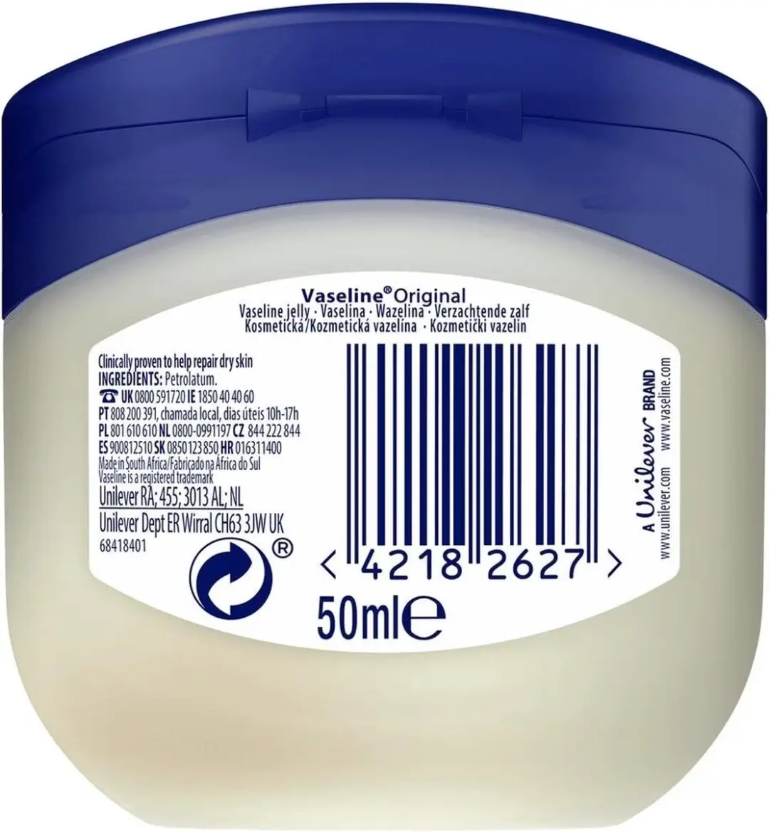 Vaseline Original Bodycrème 50ml