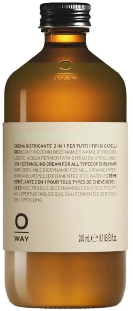 Oway Curly Hair Combing Cream 240ml