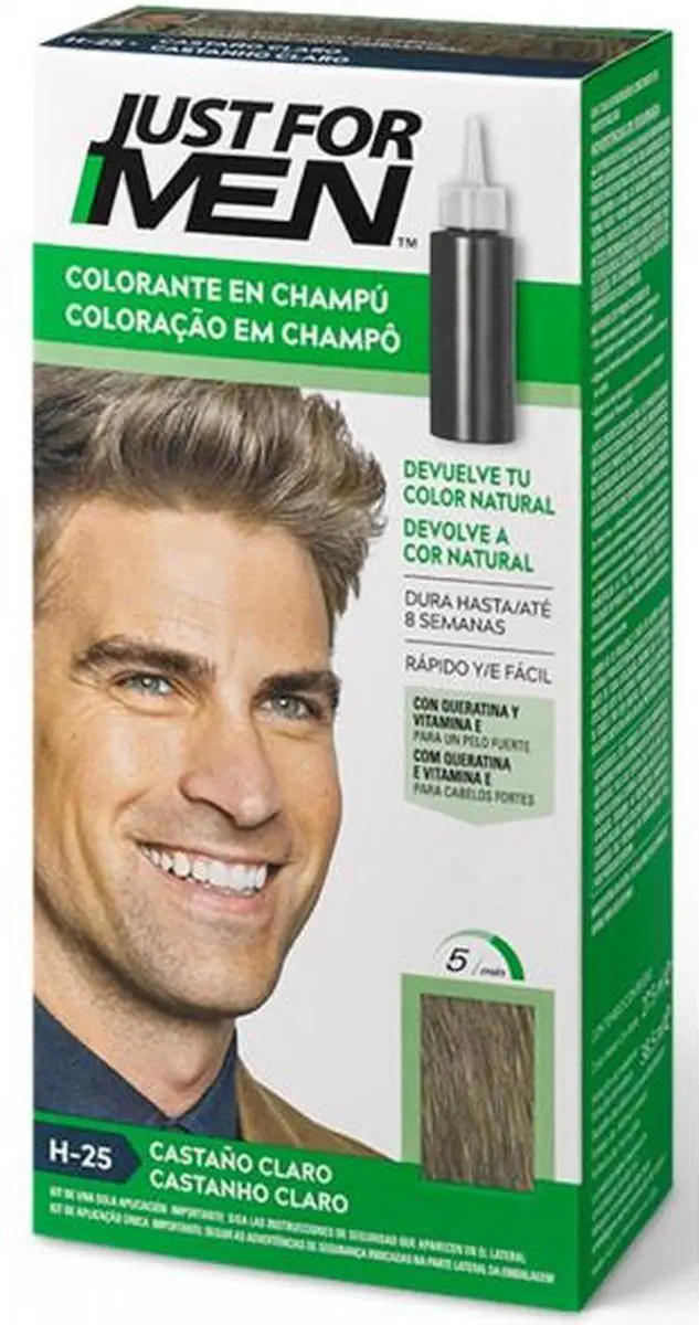 Just For Men Kleurshampoo Lichtbruin H 25 30ml