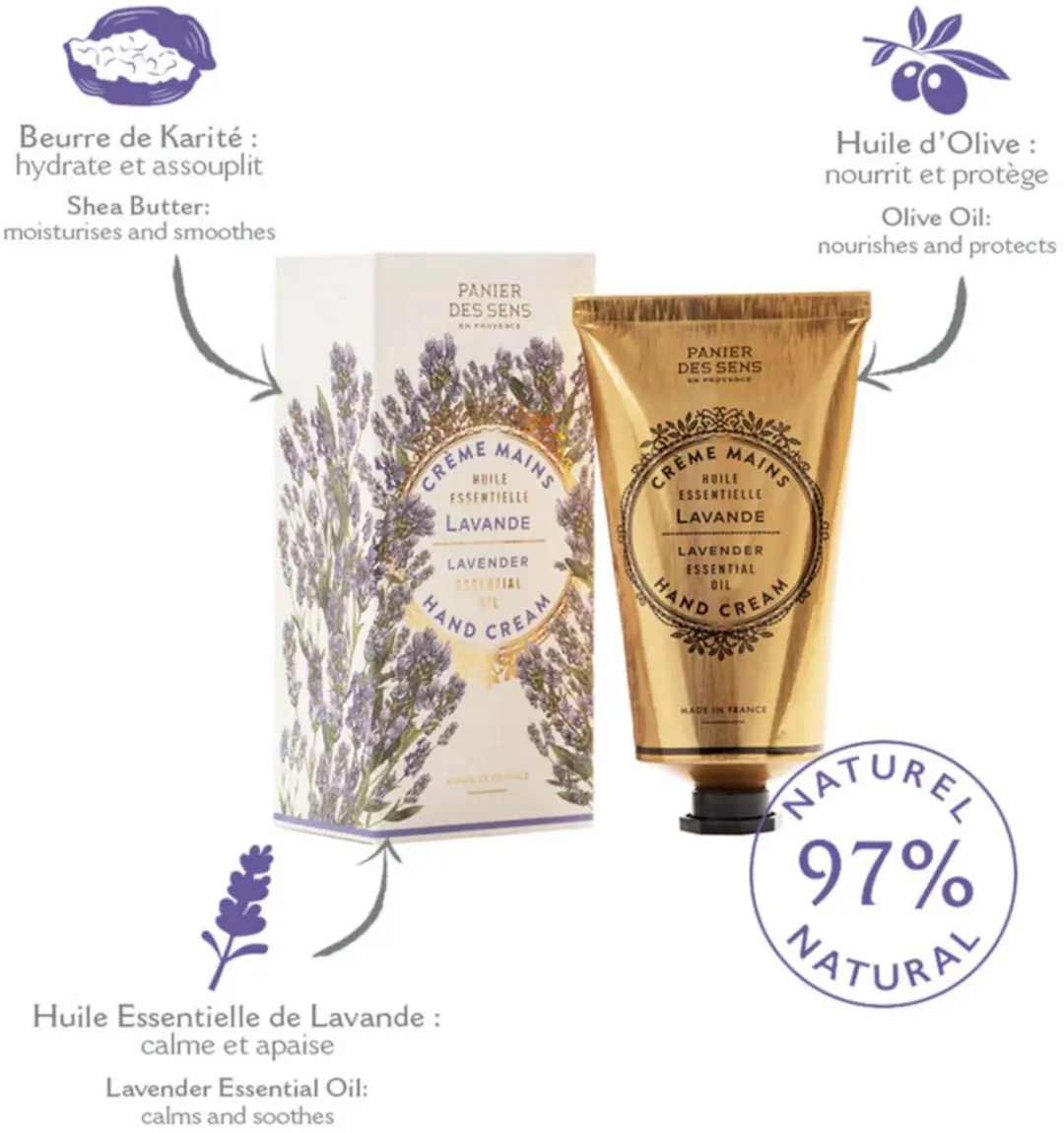 Panier des Sens Handcrème Lavender 75ml - Vegan