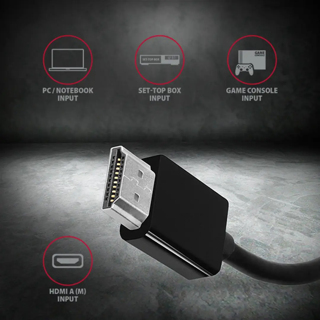 Axagon RVH-VGN HDMI naar VGA Adapter - 15 cm