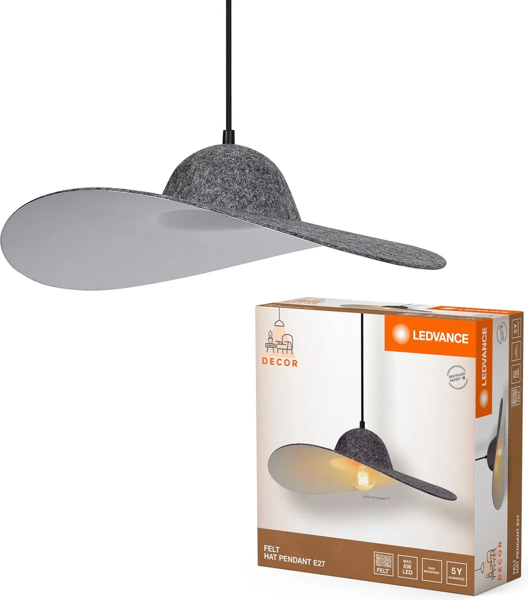 LEDVANCE Decor Felt Hat Hanglamp E27