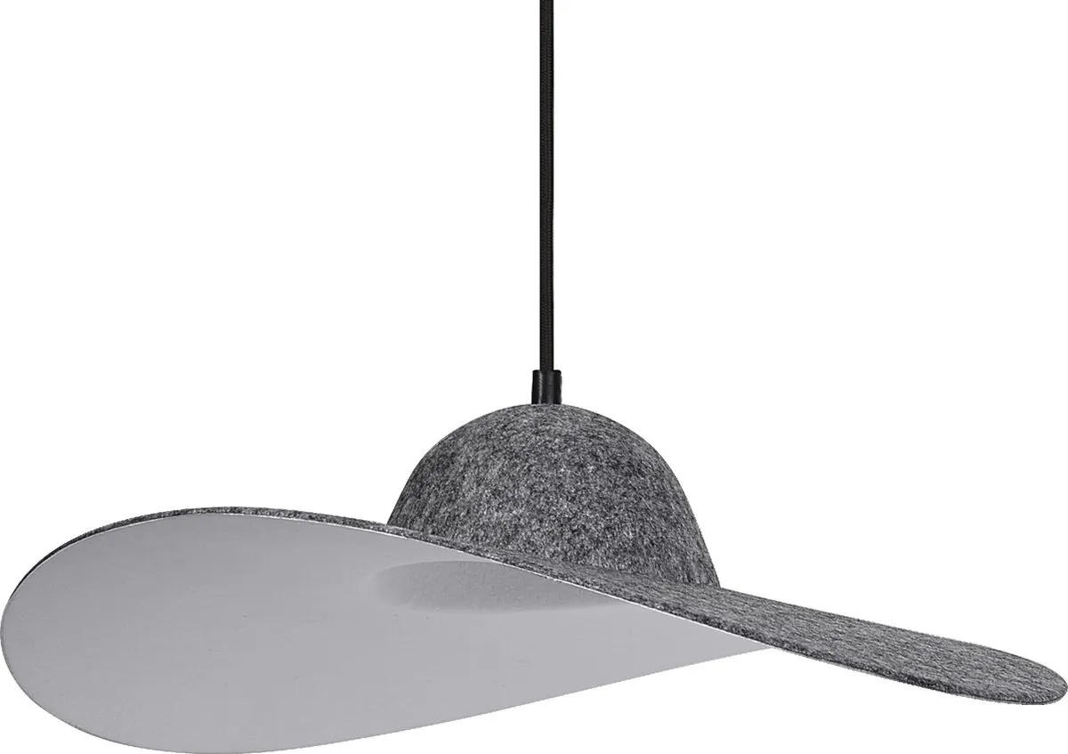LEDVANCE Decor Felt Hat Hanglamp E27 - Donkergrijs