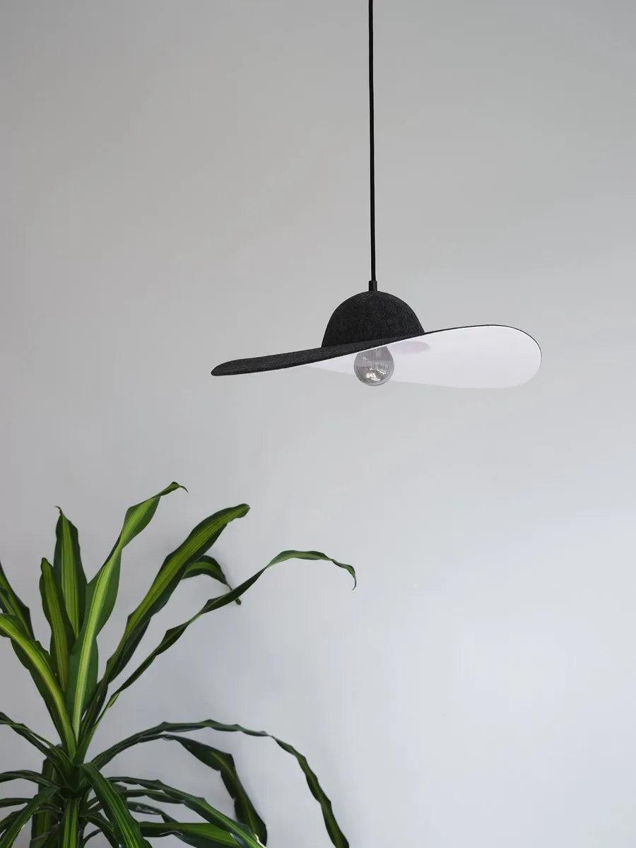LEDVANCE Decor Felt Hat Hanglamp E27 - Donkergrijs