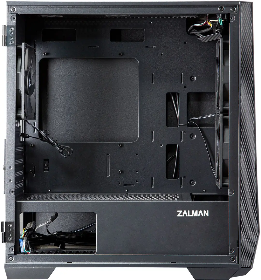 Zalman Z1 Iceberg mATX Behuizing - 3 Ventilatoren - Zwart