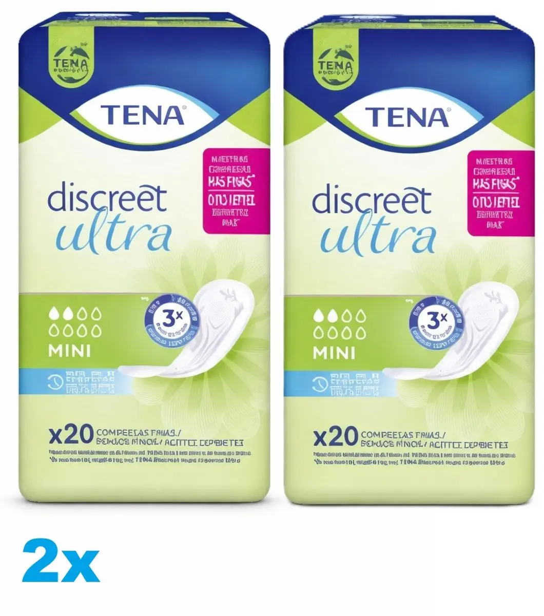 TENA Discreet Ultra Mini Incontinentiepads 40 Stuks