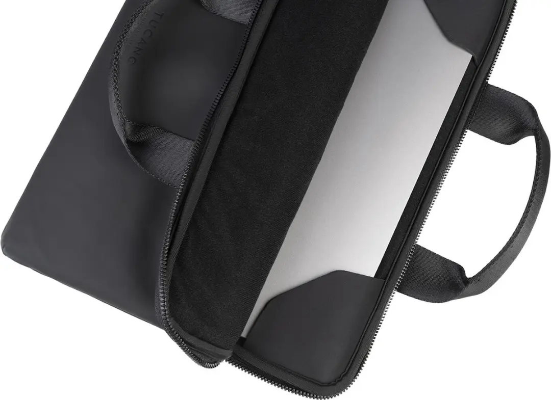 Tucano Gommo Tas MacBook 16 - Intern Vak - Zwart - afbeelding 6 van 6