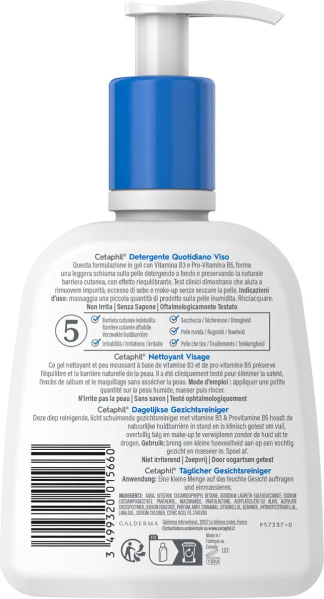 Cetaphil Daily Facial Cleanser 237ml - 12 Stuks