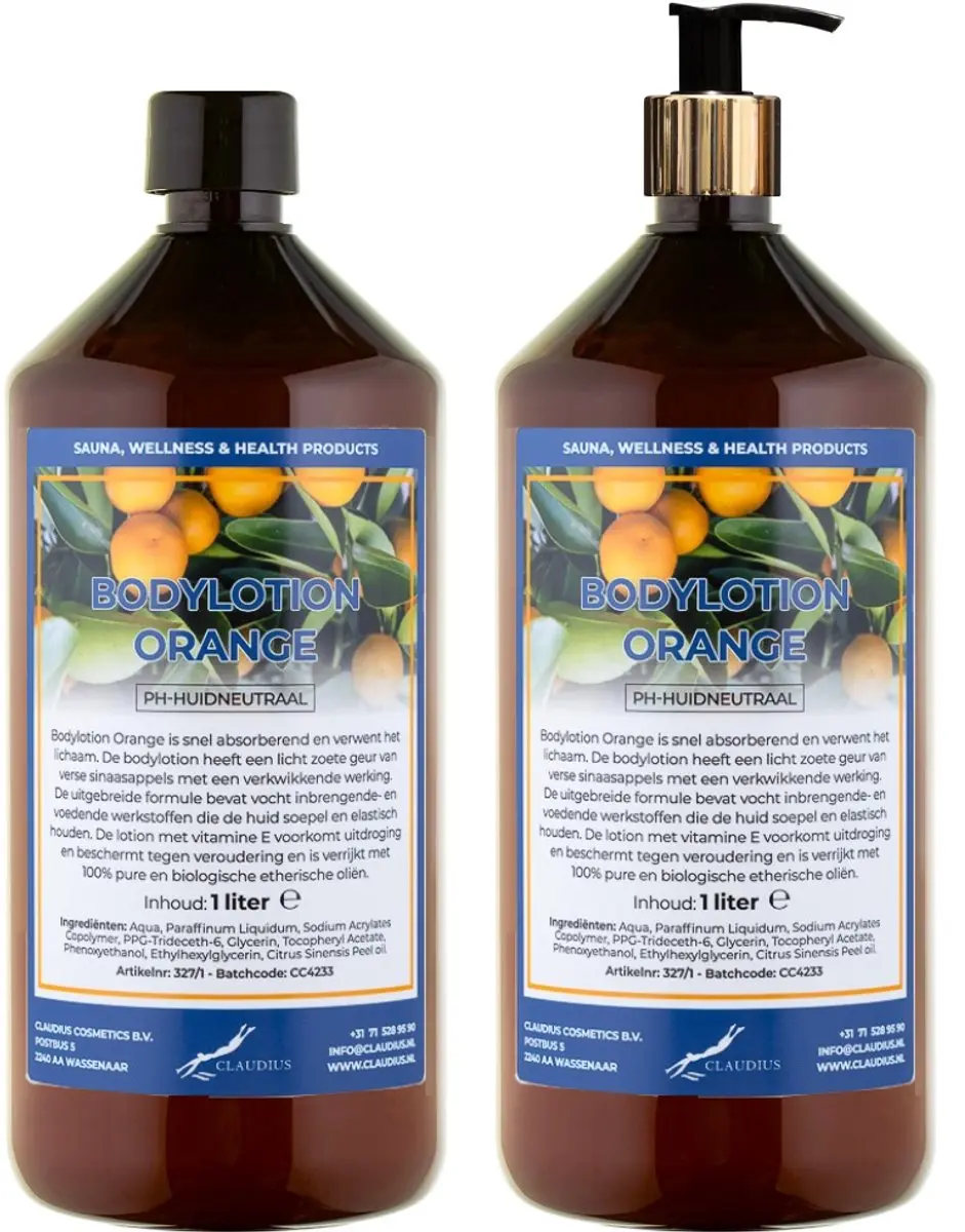 Splashbox Cosmetics Bodylotion Orange 1L