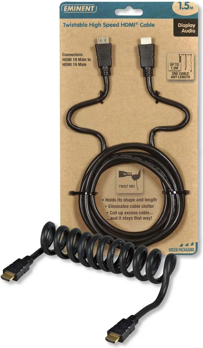 Eminent Twistable HDMI Kabel 1.5m