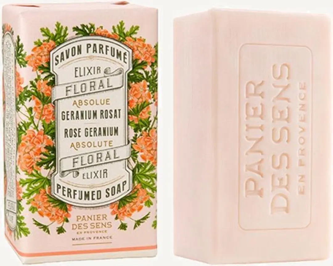 Panier des Sens Plantaardige Zeep Roos Geranium 150g - Vegan