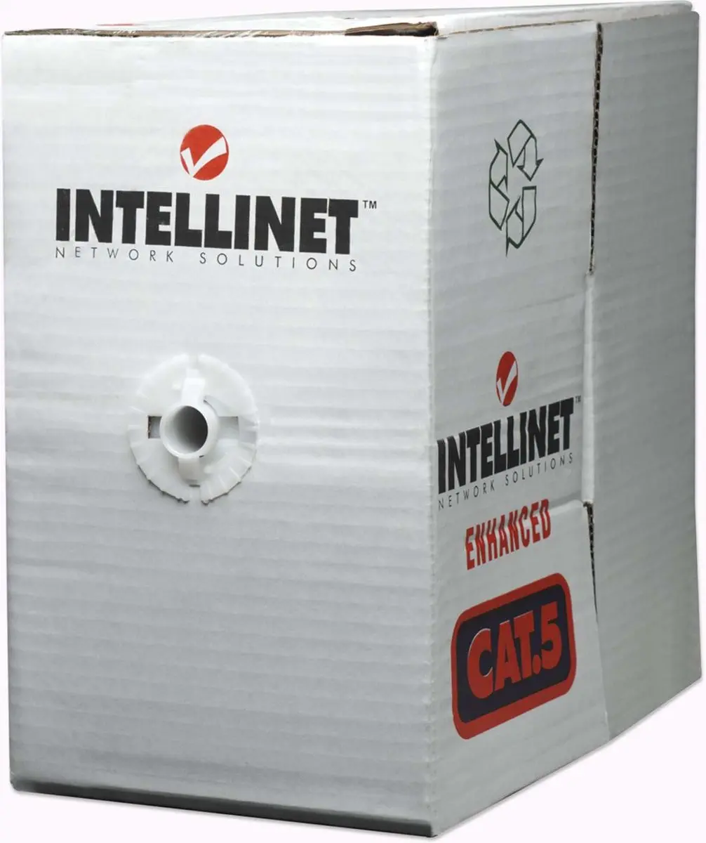 Intellinet 704663 Netwerkkabel - 305m - Grijs