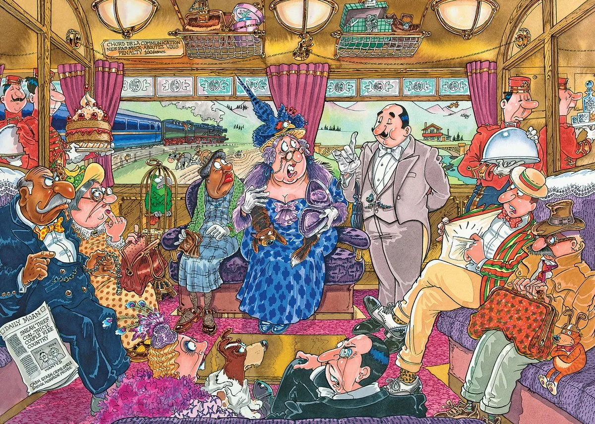 Wasgij Mystery 9 De Grote Treinroof! 1000 Puzzeldelen - Meerkleurig