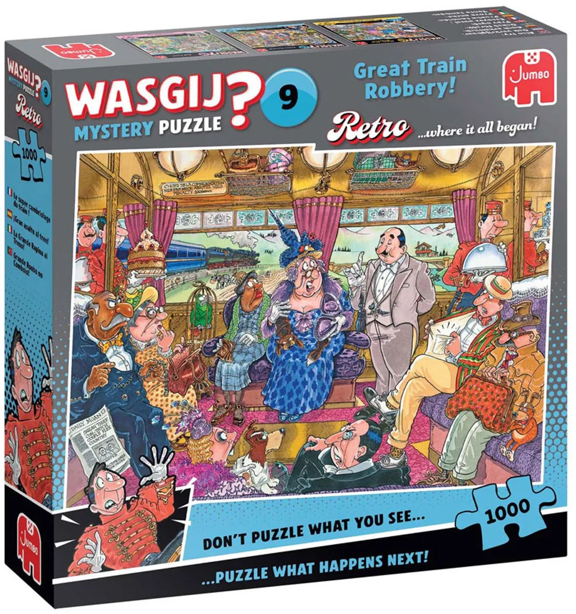 Wasgij Mystery 9 De Grote Treinroof! 1000 Puzzeldelen - Meerkleurig
