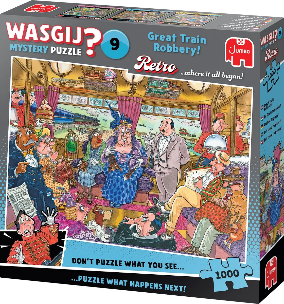 Wasgij Mystery 9 De Grote Treinroof! 1000 Puzzeldelen - Meerkleurig