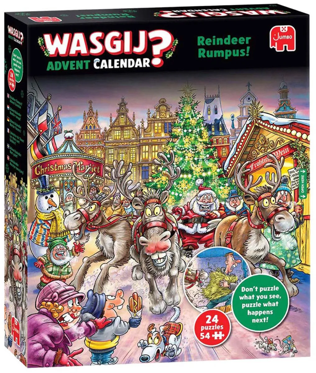 Wasgij Kerstmis Adventskalender Rendier-ravage! 60577