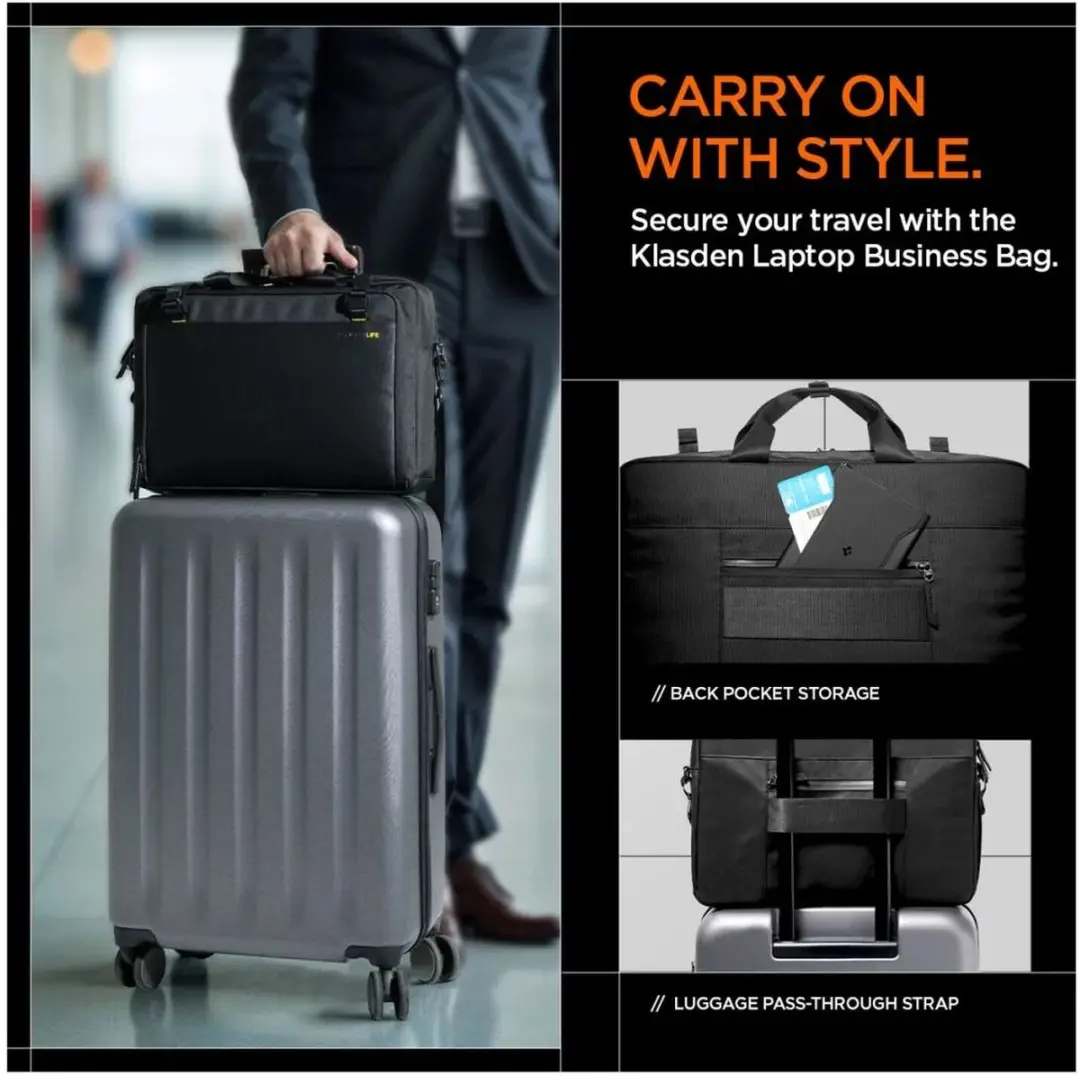Spigen Klasden KD300 Laptop Tas 13" - Zwart