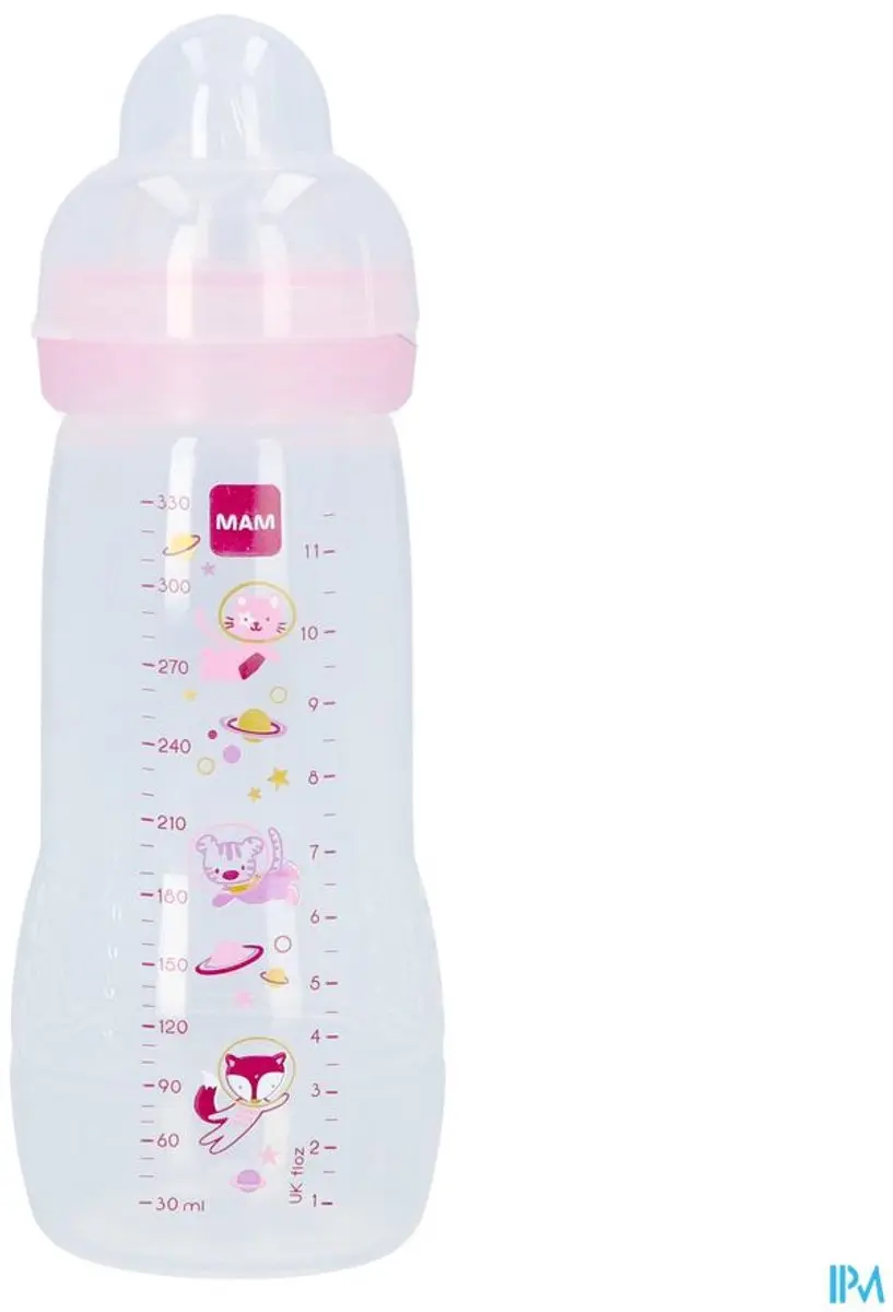 MAM Easy Active Fles 330ml - Roze - afbeelding 6 van 6