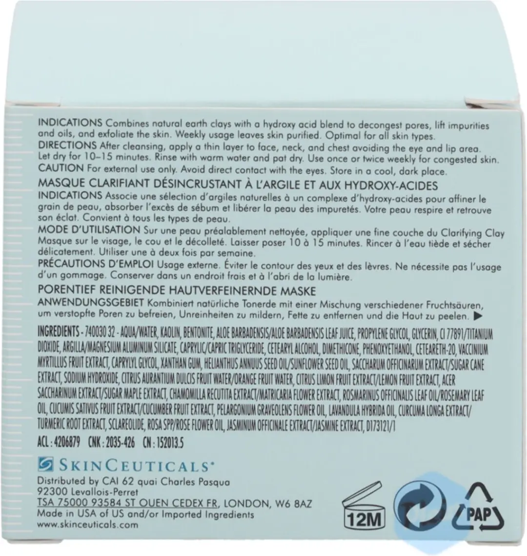 SkinCeuticals Correct Clarifying Clay Mask 67ml